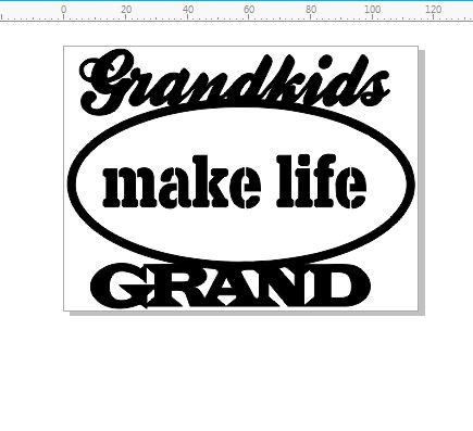 grand kids make life grand 115 x 86 mm min buy 3